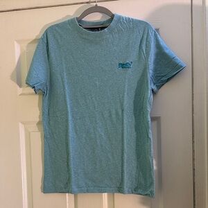 MEN’s Superdry Teal Short Sleeve Tee size SMALL (36-38)